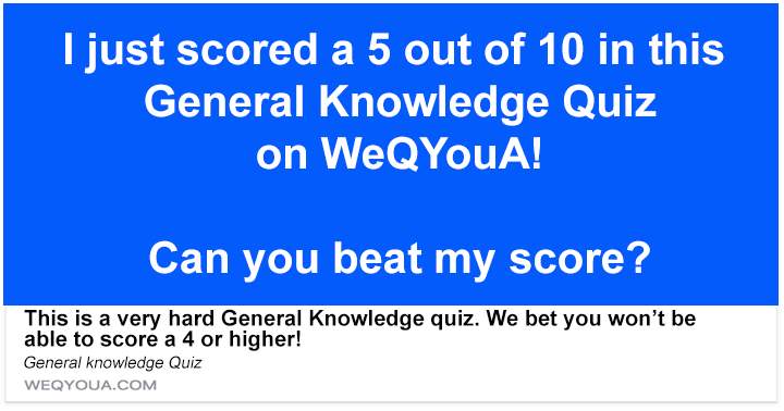 General Knowledge Quiz