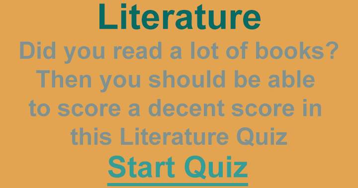 Literature Quiz